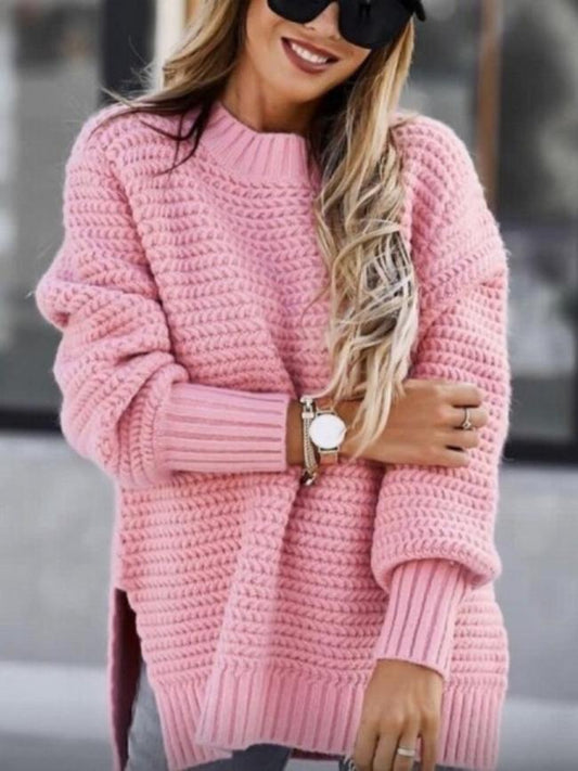 Gemütlicher Strickpullover mit elegantem Schnitt
