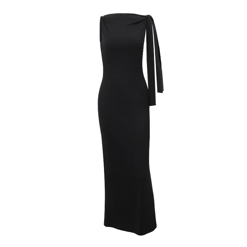 Viktoria® | Elegantes One-Shoulder-Kleid mit Schleifendetail