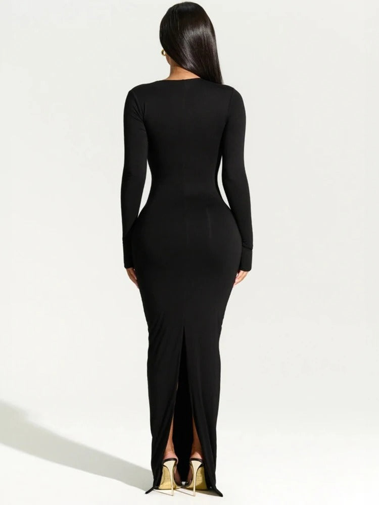 Viktoria® | Asymmetrisches One-Shoulder-Abendkleid in Maxilänge