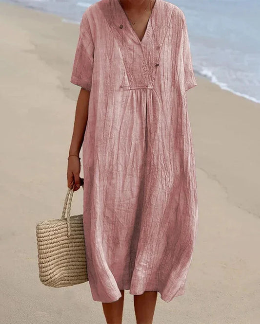 Stylisches Damen Sommerkleid aus atmungsaktivem Stoff - Elegantes Design