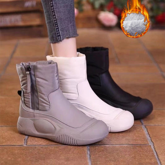 Gemütliche rutschfeste Damen-Winter-Schneestiefel