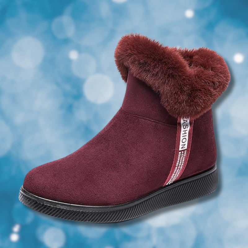 Therese® | Modische Schneestiefel mit Kunstfellfutter