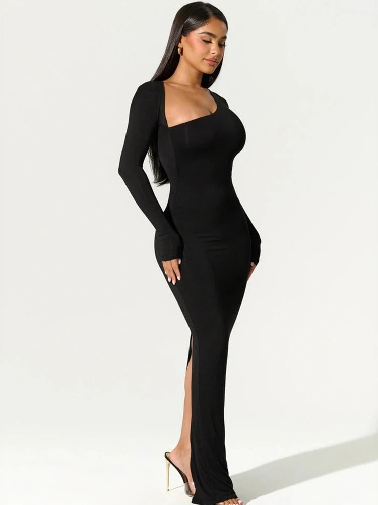 Viktoria® | Asymmetrisches One-Shoulder-Abendkleid in Maxilänge