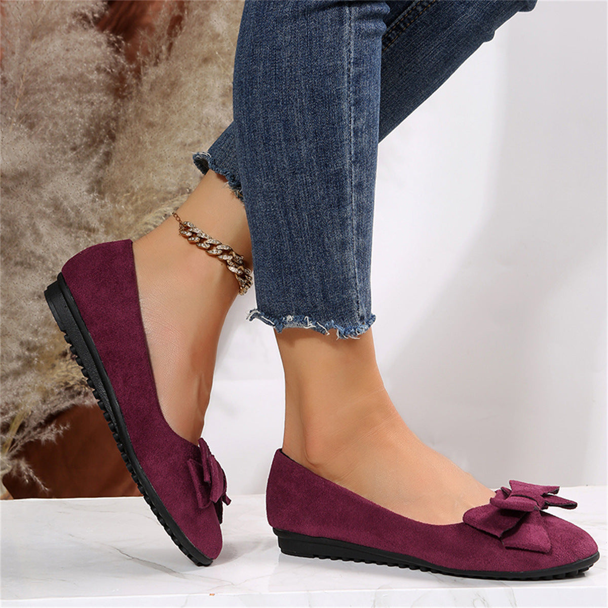 Damen Orthopädische Wildleder Komfortschuhe für Alltag & Arbeit