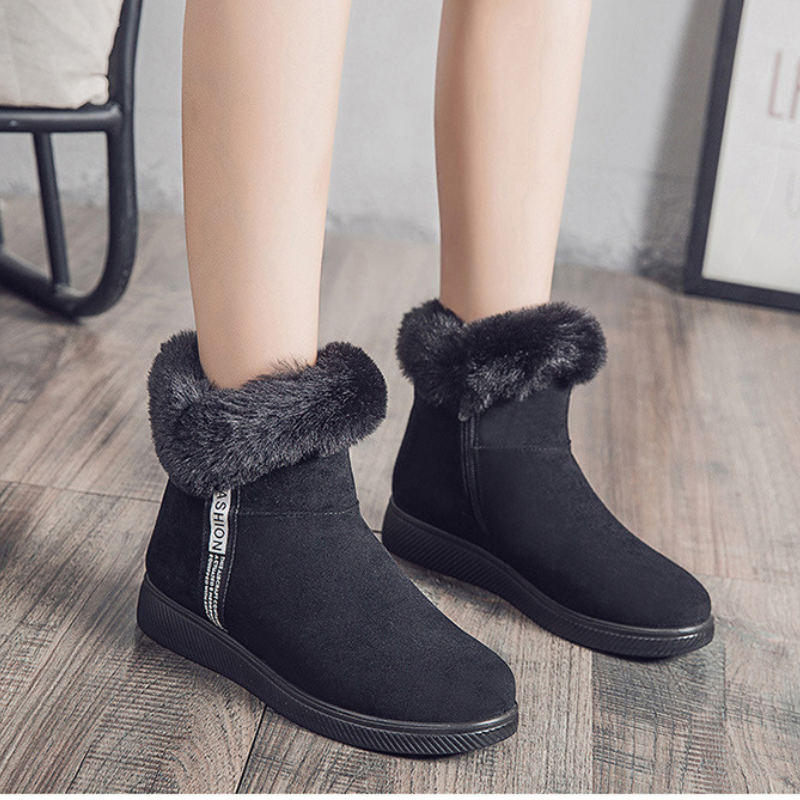 Therese® | Modische Schneestiefel mit Kunstfellfutter