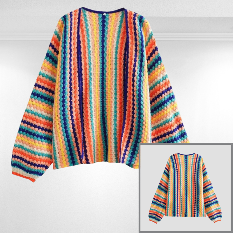 Sienna® | Bunte und modische Strickjacke