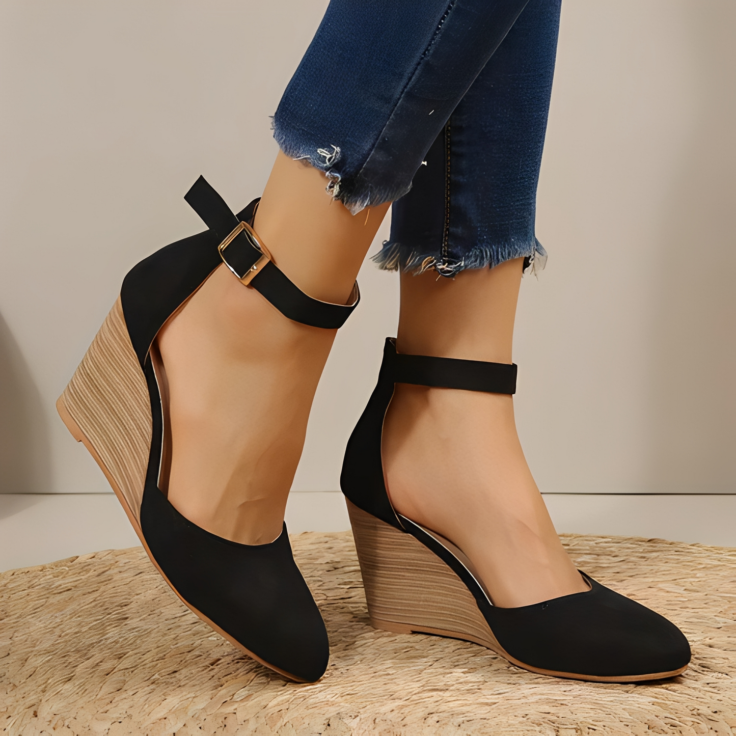 Damen Sandalen mit spitzem Zehenbereich Elegante moderne Sommerschuhe