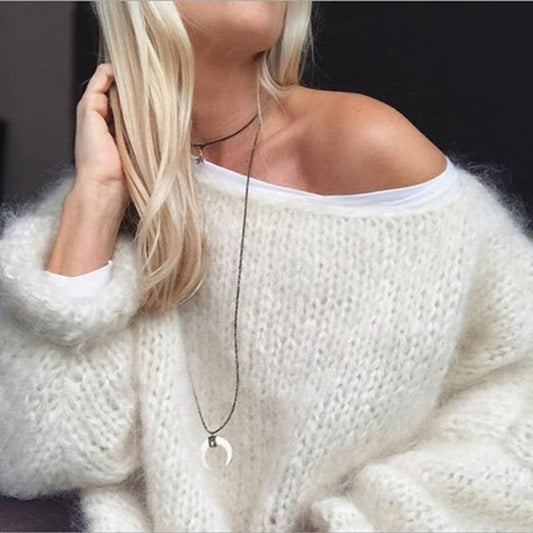 Stylish Women's Knit Sweater for Winter - Trendy & Comfortable Fashion