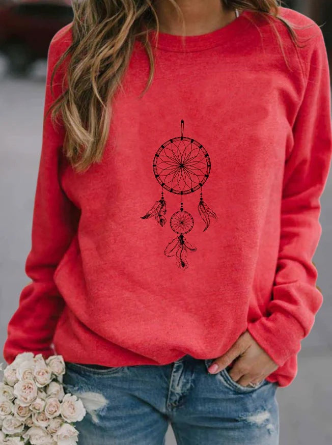 Carlota® | Sweatshirt mit Traumfänger-Druck
