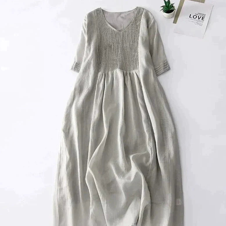 Riva Lefèvre® | Plissee-Kleid with Blumenmuster