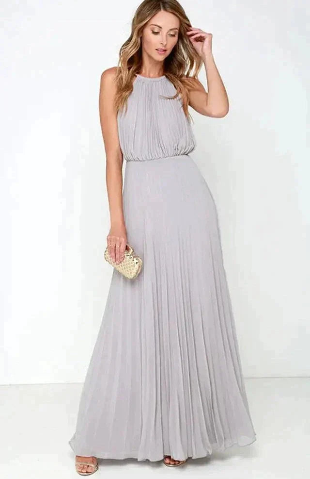 Océane Dubois® | Neckholder-Kleid ohne Ärmel