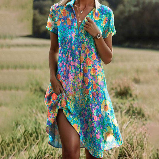 Tansy Trendiges Bequemes Sommerkleid