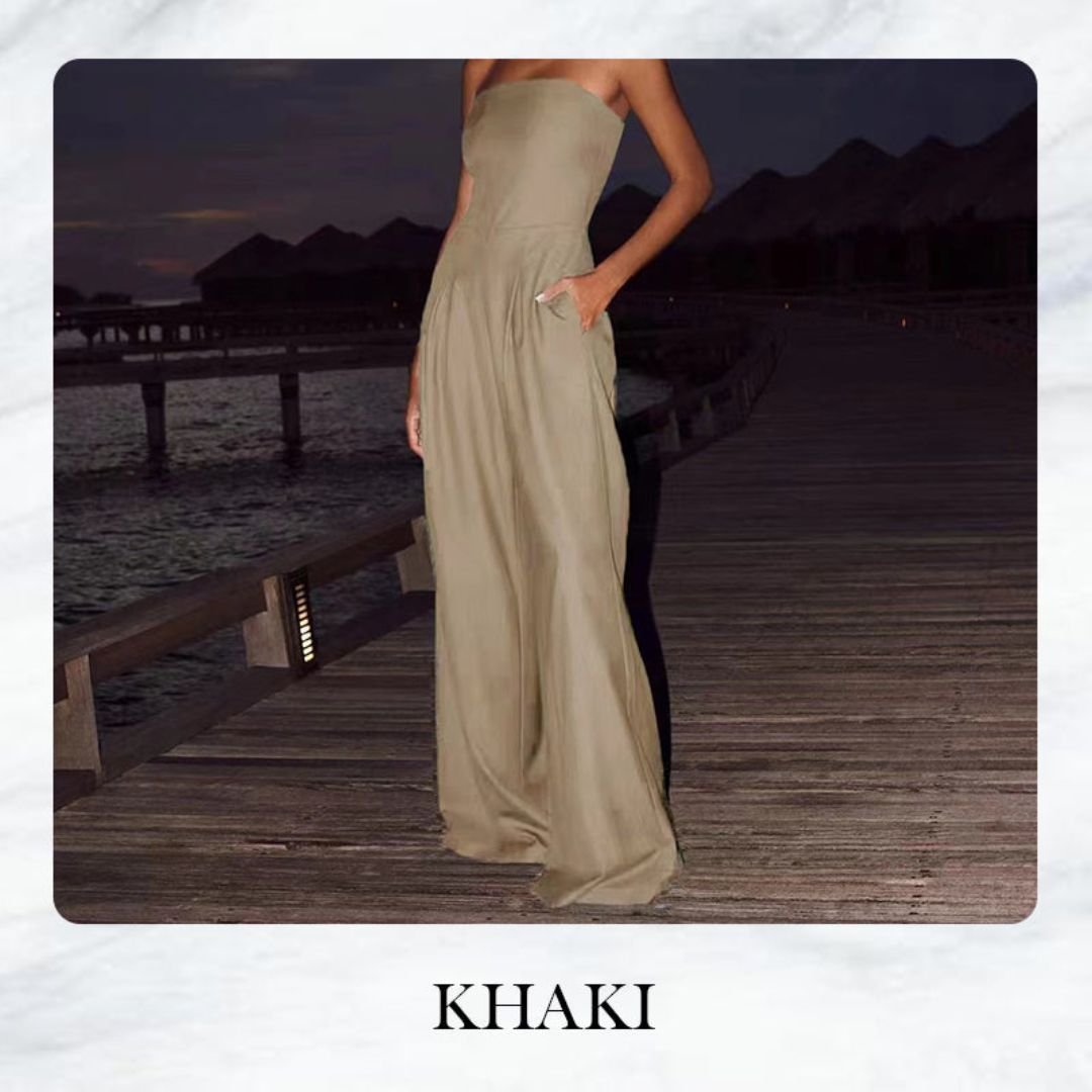 Lässiger ärmelloser Jumpsuit für den einfachen Alltag