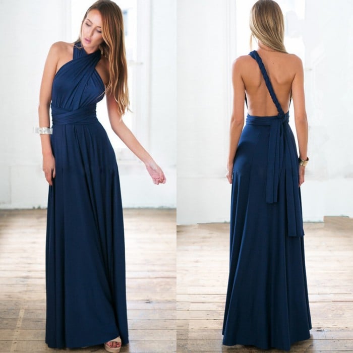 15-in-1 wandelbares Kleid mit mehreren Styling-Optionen