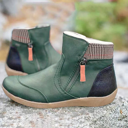 Damen Wasserdichte Orthopädische Stiefel mit Fußgewölbestütze