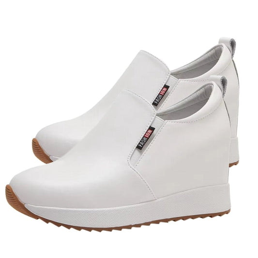 Schicke Stiefeletten aus echtem Leder mit Blockabsatz