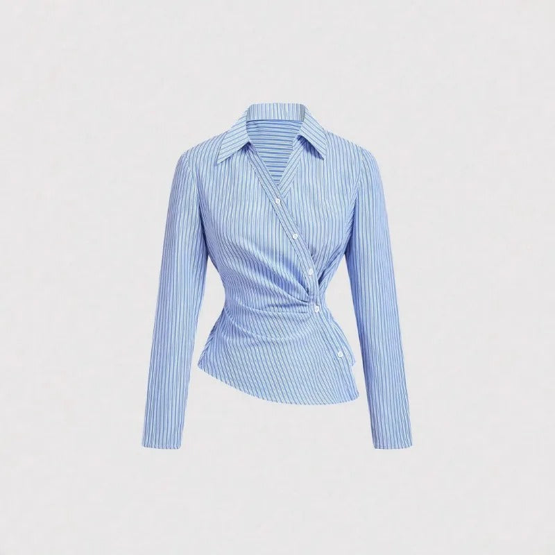 Gestreiftes Langarmshirt