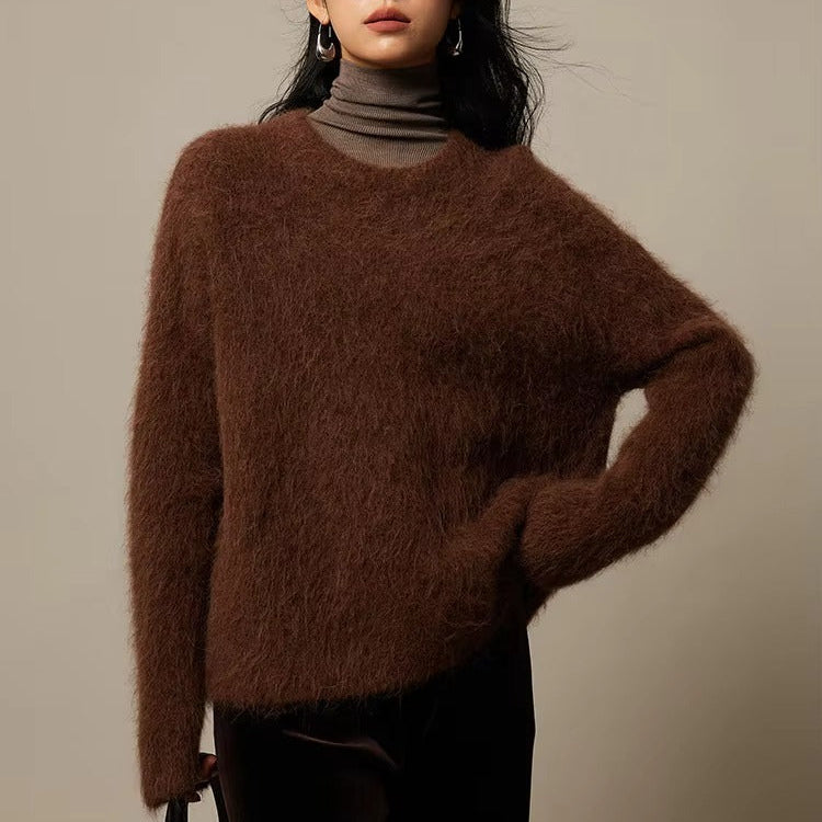 Alpaka-Mischpullover – Gemütlicher Alltagsstil