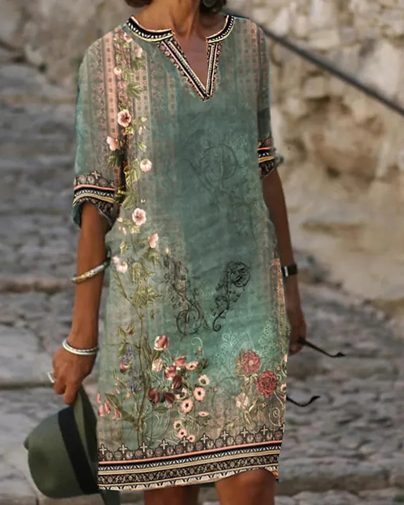 Marianne® I Verspieltes Retro-Blumenkleid für Frühling und Sommer