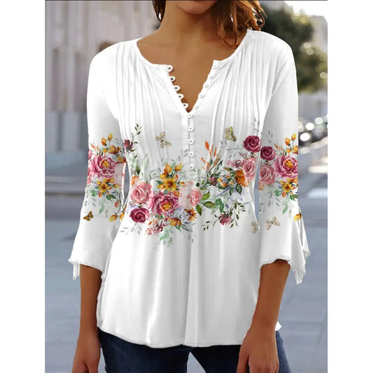 Leichte, elegante Damenbluse aus atmungsaktivem Material – ideal für Sommer, Büro & festliche Anlässe