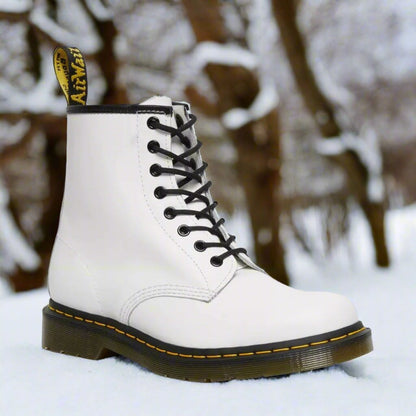 Klassische elegante Schnürstiefel aus Leder