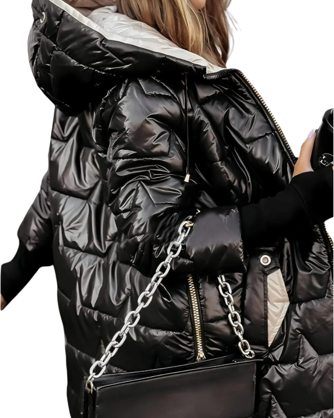 Gemütliche Steppjacke mit Kapuze für mühelosen Stil