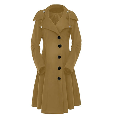 Mila® | Eleganter Trenchcoat mit Kapuze