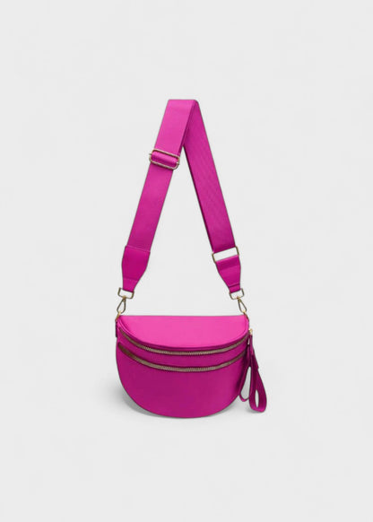 Elegante Leder-Bauchtasche für freihändigen Stil