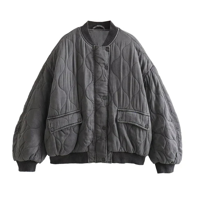 Moderne gesteppte Winterjacke für Damen