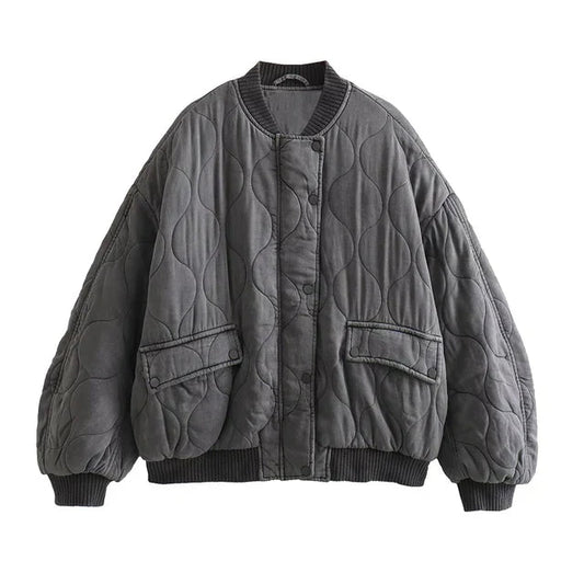 Moderne gesteppte Winterjacke für Damen