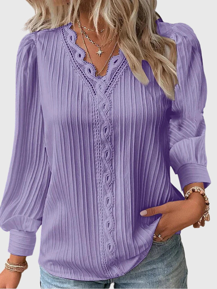 Elegante Pulloverbluse für Damen
