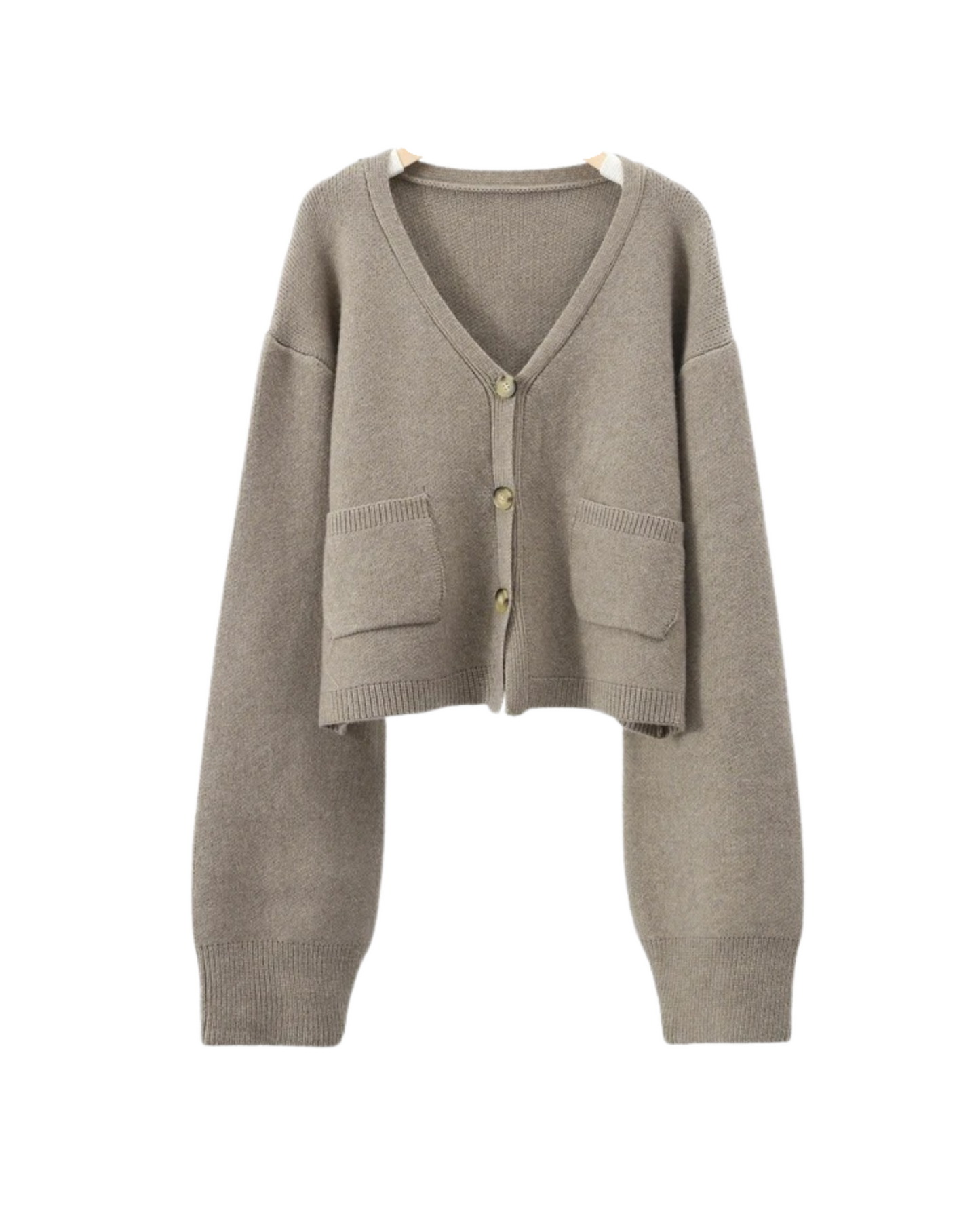 Gemütliche klassische Strickjacke für Damen
