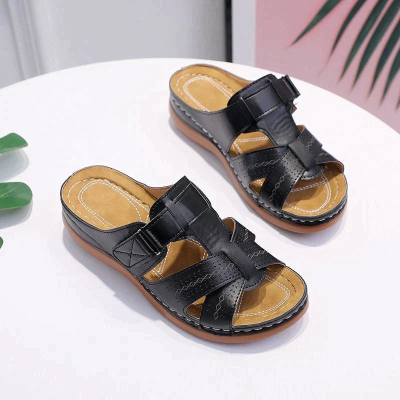 Atmungsaktive orthopädische Sommerslipper für Damen