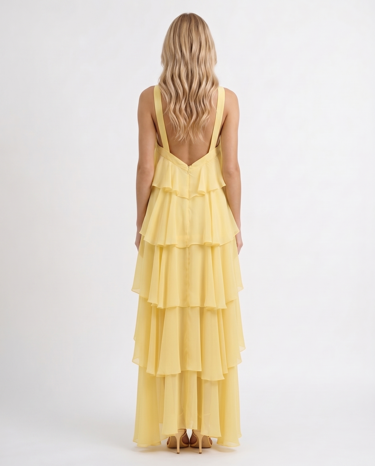 Elegantes ärmelloses Felicia Maxikleid