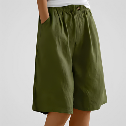 Damen Leichte Sommer Shorts Lockerer Sitz Bequemer Stil