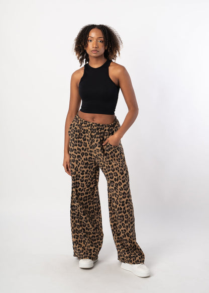 Leoprint Musselinhose