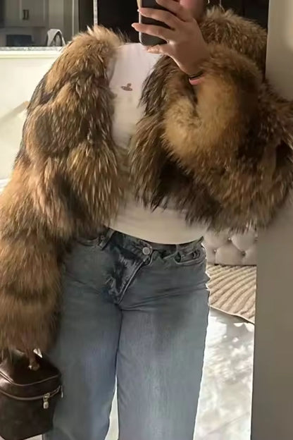 Schicker Bubble Mini-Mantel für gemütliche stylische Lagen