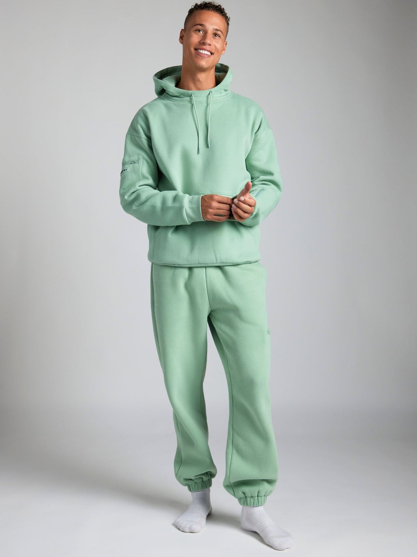 Gemütlicher Reise-Hoodie mit Flugmodus-Grafik