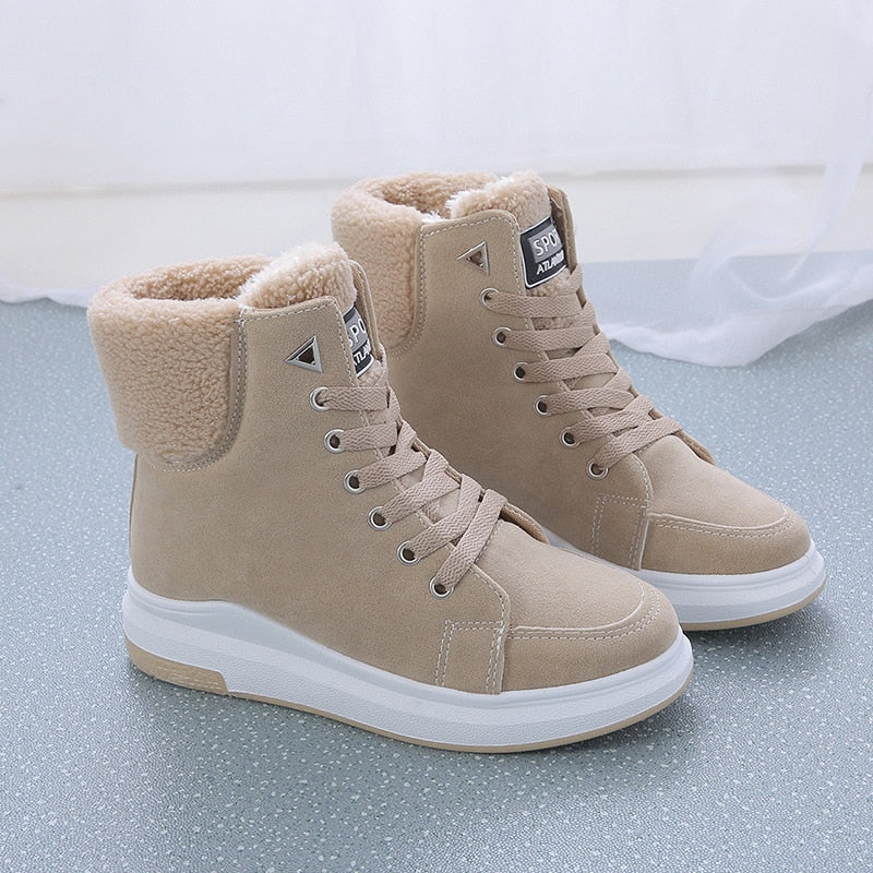 Gemütliche Winter-Stiefel mit Fellfutter für Damen