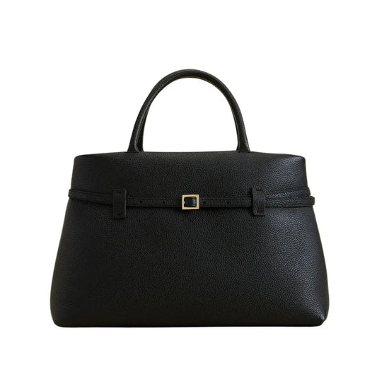 Klassische Leder-Schultertasche