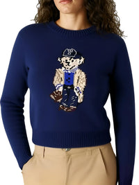 Luxuriöser Wol-Cashmere Bärenpullover