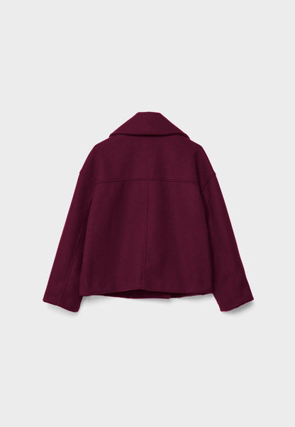 Schicke doppelt geknöpfte kurze Jacke