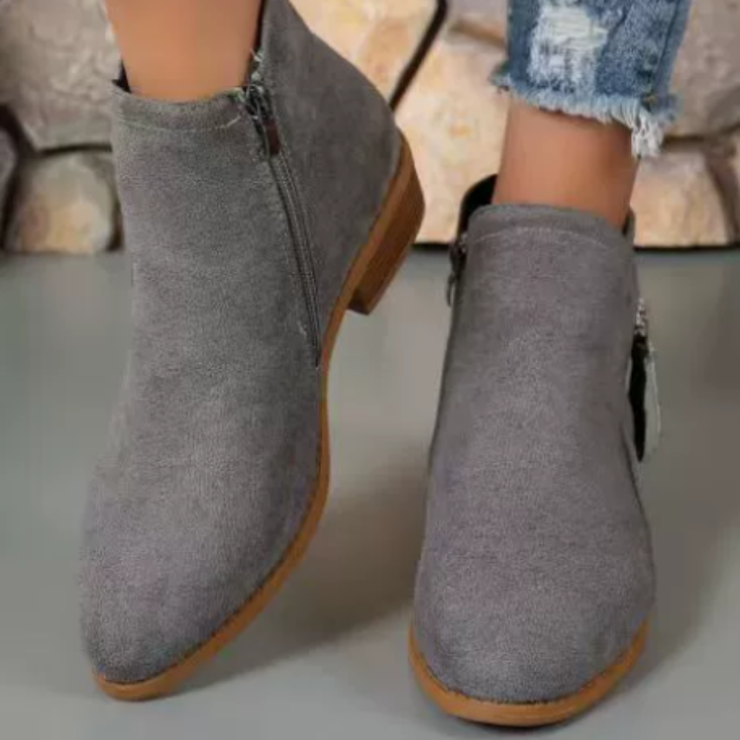 Schicke Leder-Stiefeletten für den Alltagstijl