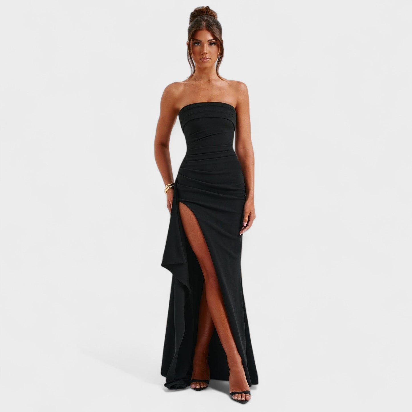 Elegantes fließendes Maxikleid