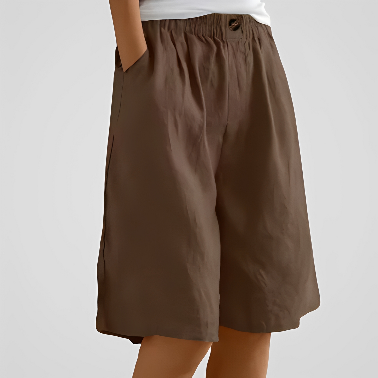 Damen Leichte Sommer Shorts Lockerer Sitz Bequemer Stil
