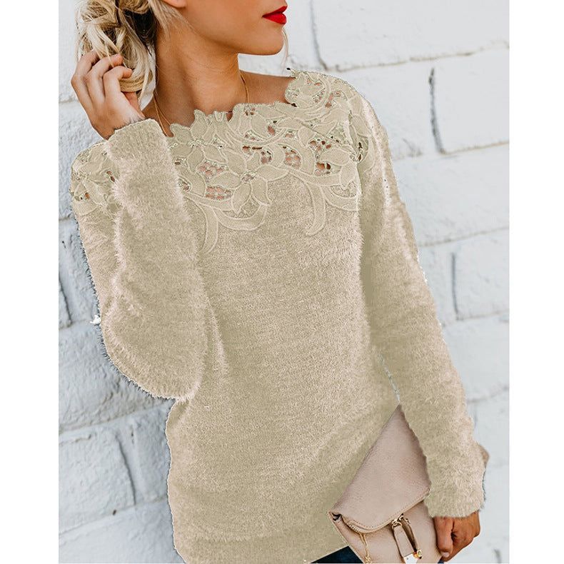 Feliz® | Eleganter & stilvoller Pullover mit Blumendesign