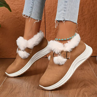 Gemütliche wasserdichte Winter-Schneestiefel für Damen