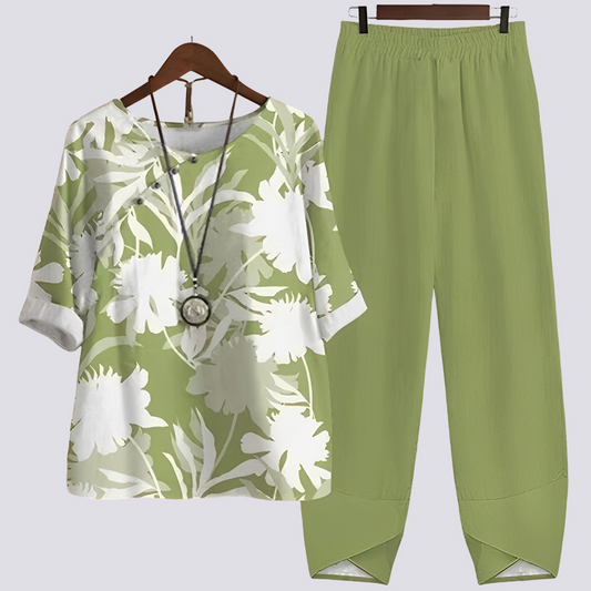 Damen Zweiteiler mit modernem Muster