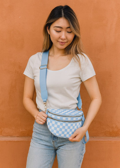 Elegante Leder-Bauchtasche für freihändigen Stil