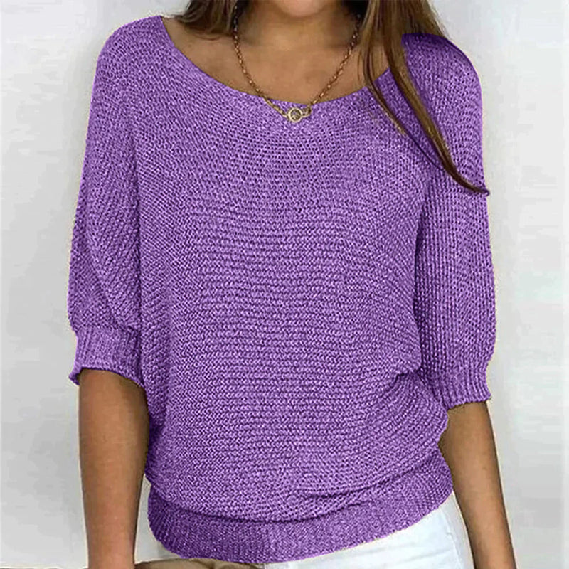 Gemütlicher Strickpullover für lässigen Komfort und Stil